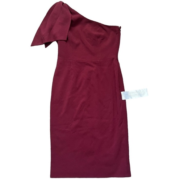 NWT Dress The Population Tiffany Dress in “Cranberry” sz L - Picture 2 of 14